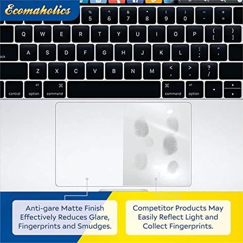 (2 бр.) Защитно фолио за тракпад Ecomaholics за лаптоп ASUS ZenBook 14Ч OLED, 14-Инчов Покритие на панела с Прозрачно