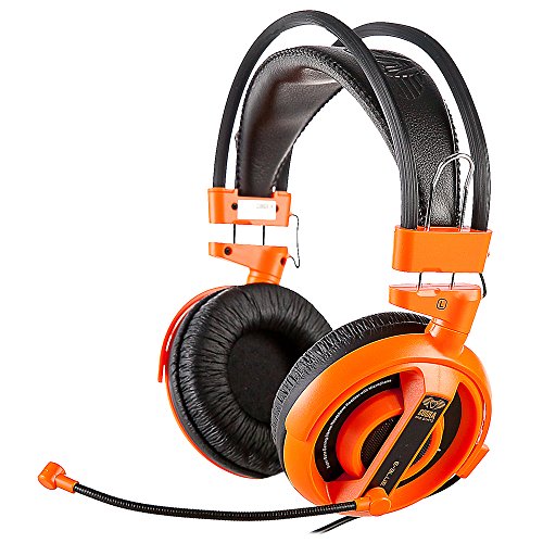 Професионална детска слушалки от серия E-Blue Cobra, (оранжева)