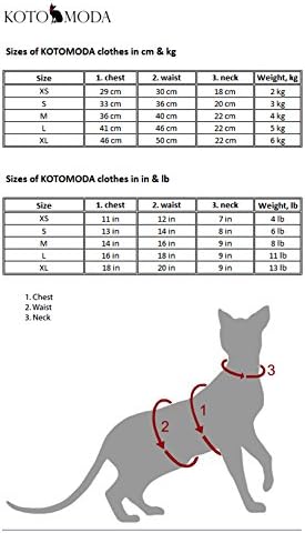 Памучен Стрейчевая тениска Kotomoda Hairless Котка от Леопардового на биологичното велур за котките-Сфинкс (XS)