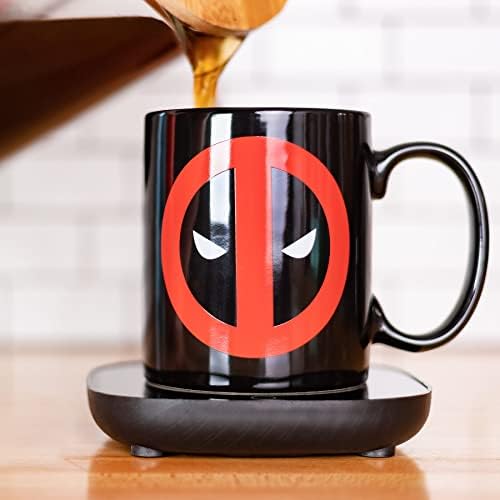 Топло за steins Тайнствен Brands Marvel Deadpool с чаша – Запазва своя любима напитка топло - Автоматично включване /