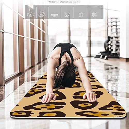 QTT килимче за йога Нескользящий Голям Мека подложка за Йога TPE Тренировъчен подложка за Пилатес Упражнения на пода