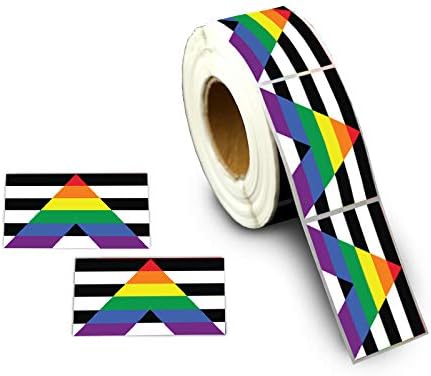 Етикети с флага хетеросексуални съюзник Дэниела Квазар – Етикети гордост -Етикети ЛГБТК Отлични за дейности за набиране