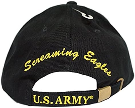 Безкрайността на 101-ва въздушнодесантна армията на САЩ Screaming Eagles Черна Шапка С Емблемата на Шапка