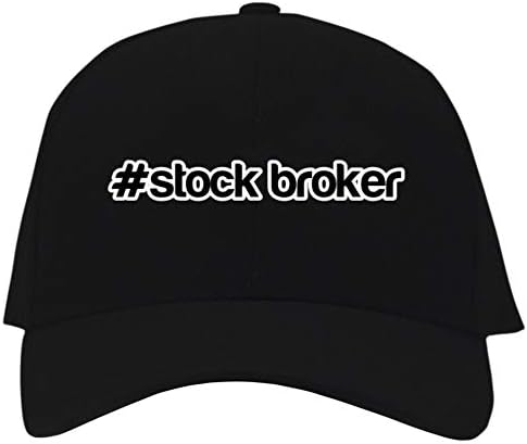 Бейзболна шапка с бродирани Хэштегом Eddany Stock Брокер Черен цвят